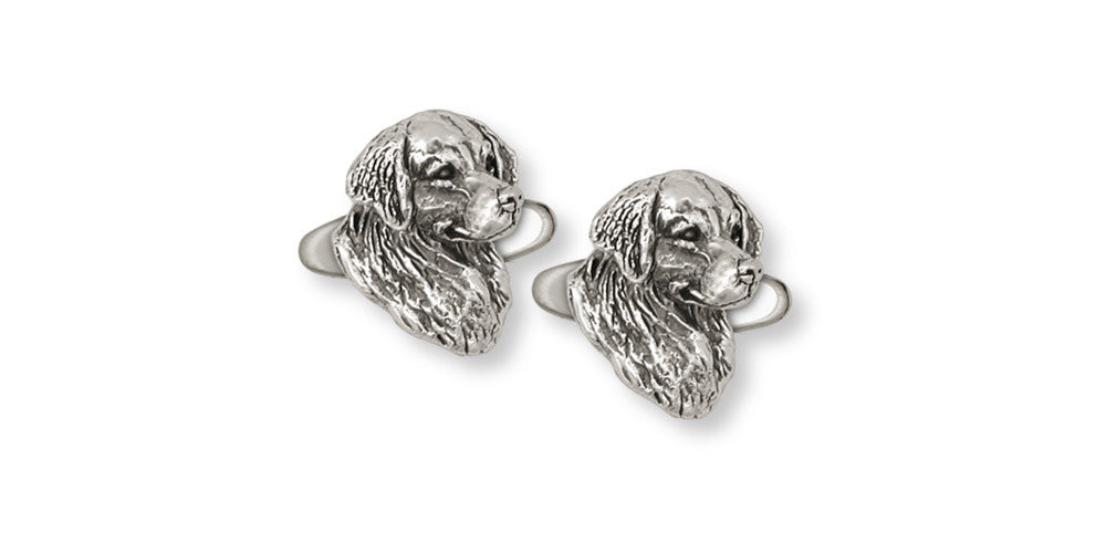 Golden Retriever Charms Golden Retriever Cufflinks Sterling Silver Dog Jewelry Golden Retriever jewelry