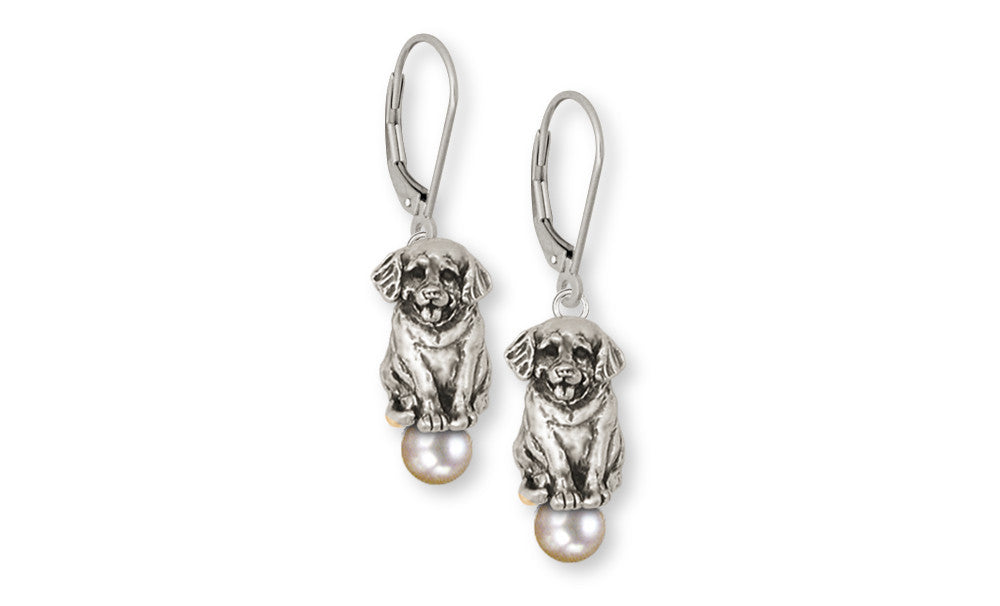 Golden Retriever Charms Golden Retriever Earrings Sterling Silver Dog Jewelry Golden Retriever jewelry