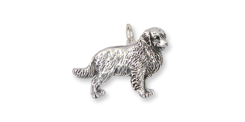 Golden Retriever Charms Golden Retriever Charm Sterling Silver Dog Jewelry Golden Retriever jewelry