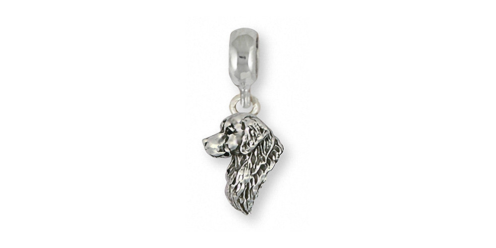 Golden Retriever Charms Golden Retriever Charm Slide Sterling Silver Dog Jewelry Golden Retriever jewelry