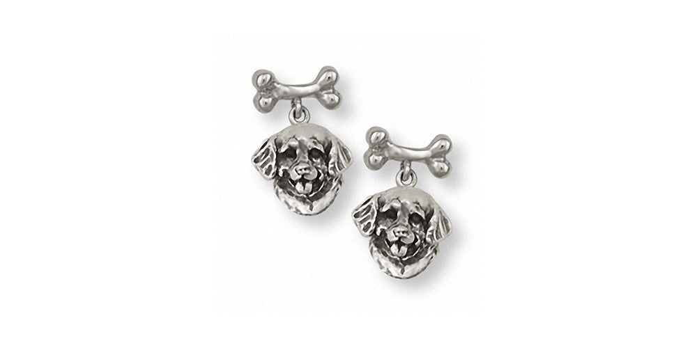 Golden Retriever Charms Golden Retriever Earrings Sterling Silver Dog Jewelry Golden Retriever jewelry