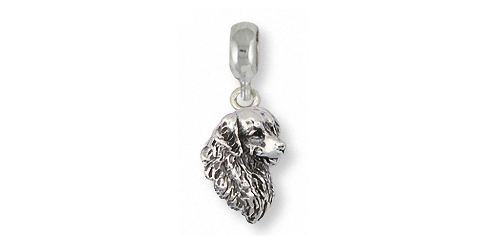 Golden Retriever Charms Golden Retriever Charm Slide Sterling Silver Dog Jewelry Golden Retriever jewelry