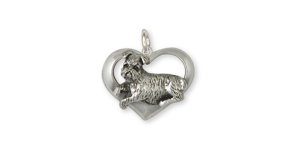 Brussels Griffon Charms Brussels Griffon Charm Sterling Silver Dog Jewelry Brussels Griffon jewelry