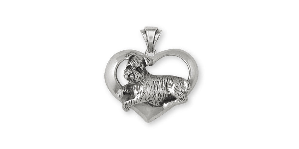 Brussels Griffon Charms Brussels Griffon Pendant Sterling Silver Dog Jewelry Brussels Griffon jewelry