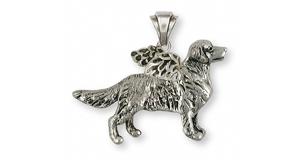 Golden Retriever Charms Golden Retriever Pendant Sterling Silver Dog Jewelry Golden Retriever jewelry