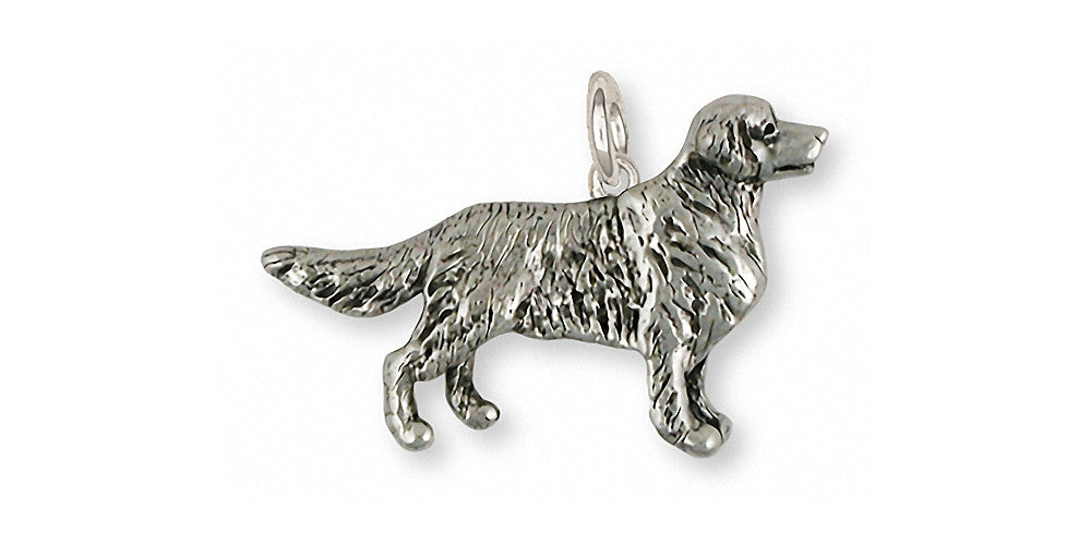 Golden Retriever Charms Golden Retriever Charm Sterling Silver Dog Jewelry Golden Retriever jewelry