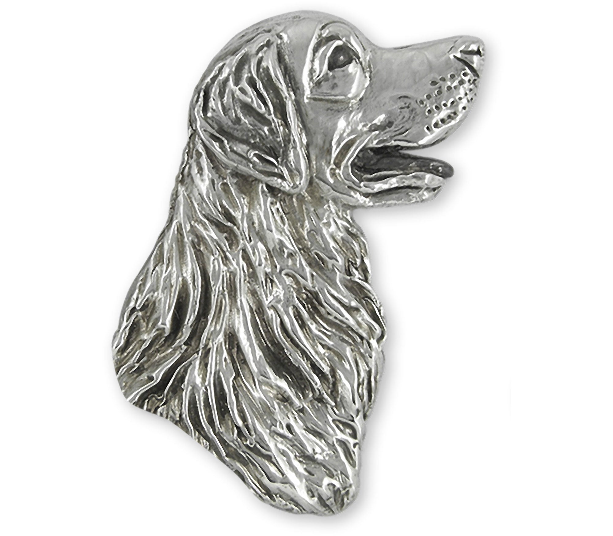 Golden clearance retriever brooch