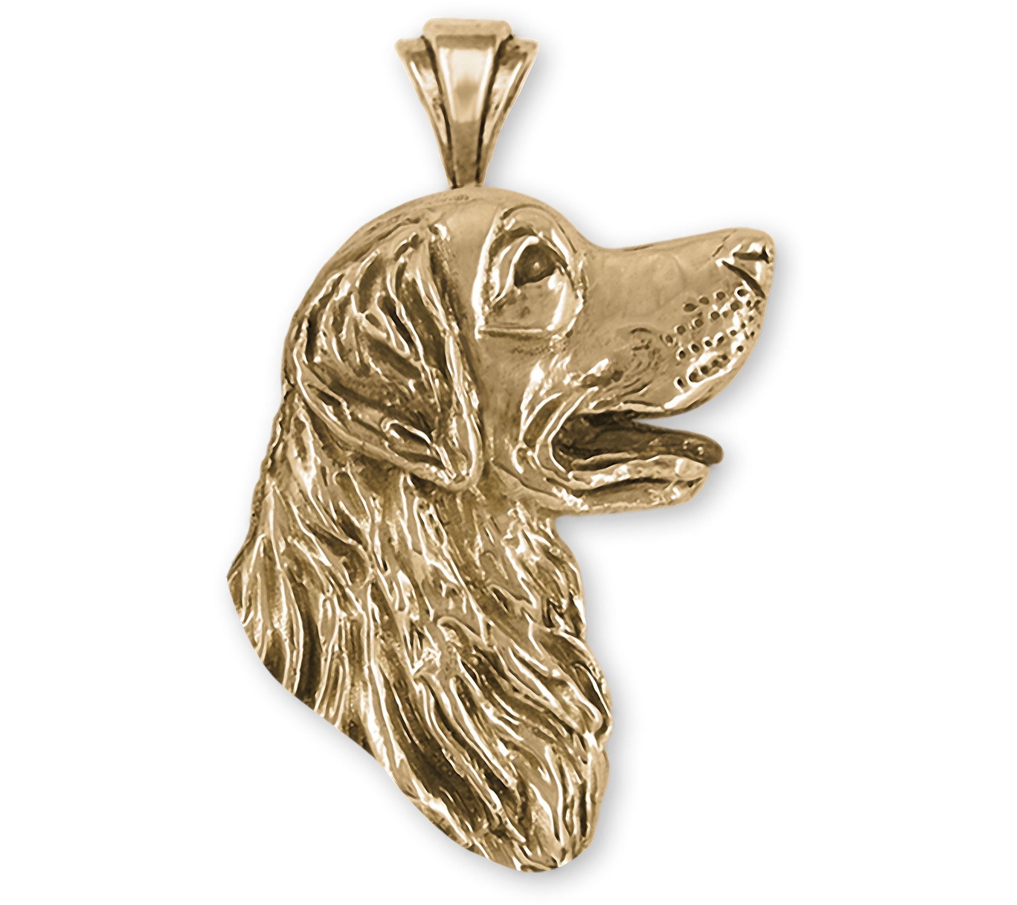 Golden Retriever Golden Retriever Pendant 14k Yellow Gold