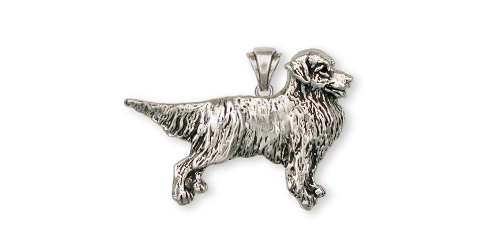 Golden Retriever Charms Golden Retriever Pendant Sterling Silver Dog Jewelry Golden Retriever jewelry