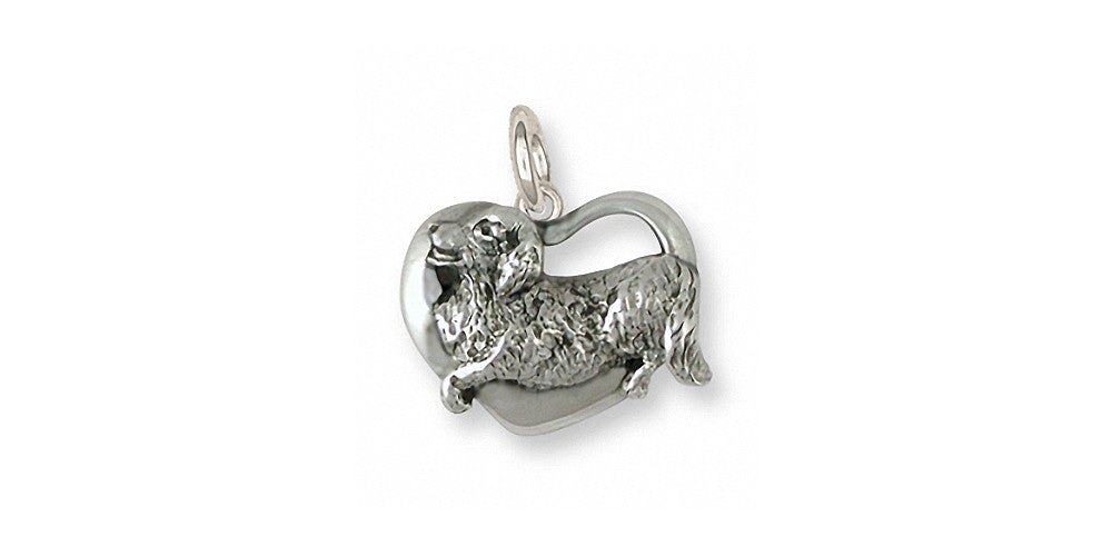Golden Retriever Dog Charm Sterling Silver Esquivel and Fees