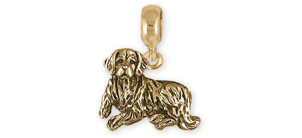 Golden Retriever Charms Golden Retriever Charm Slide 14k Gold Golden Retriever Jewelry Golden Retriever jewelry