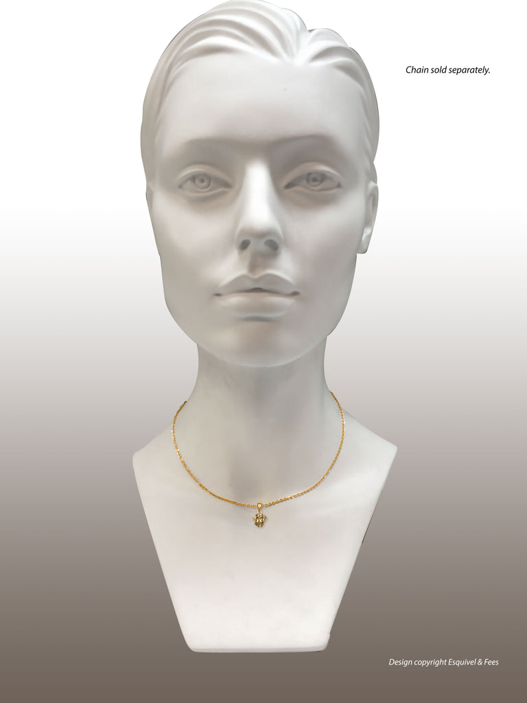 Golden Retriever Jewelry 14k Gold Handmade Golden Retriever Pendant  GRT1H-PG