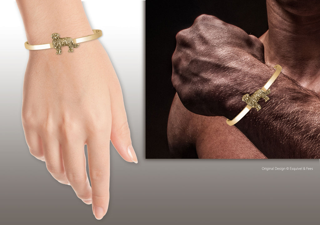 Golden Retriever Jewelry 14k Gold Handmade Golden Retriever Bracelet  GRT2-CBG