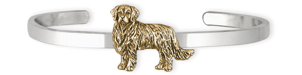 Golden Retriever Charms Golden Retriever Bracelet Silver And 14k Gold Golden Retriever Jewelry Golden Retriever jewelry