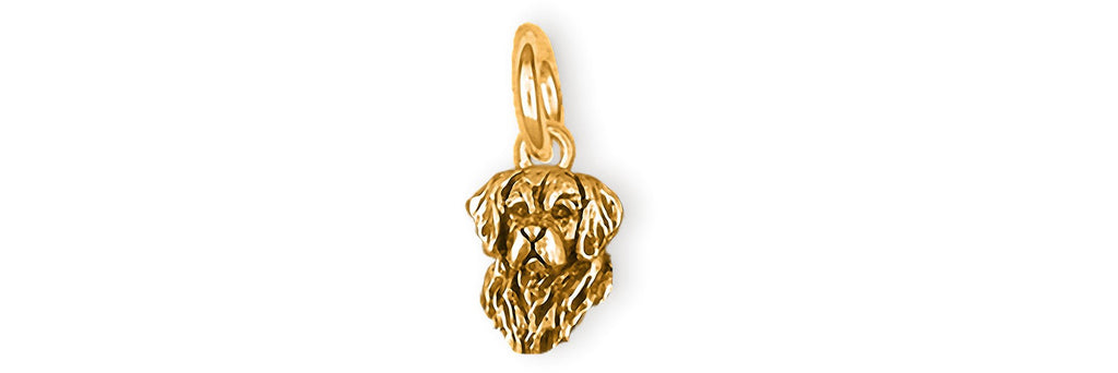 Golden Retriever Charms Golden Retriever Charm 14k Gold Golden Retriever Jewelry Golden Retriever jewelry