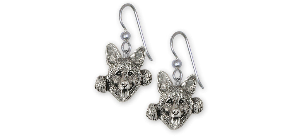 German Shepherd Charms German Shepherd Earrings Sterling Silver German Shepherd Jewelry German Shepherd jewelry