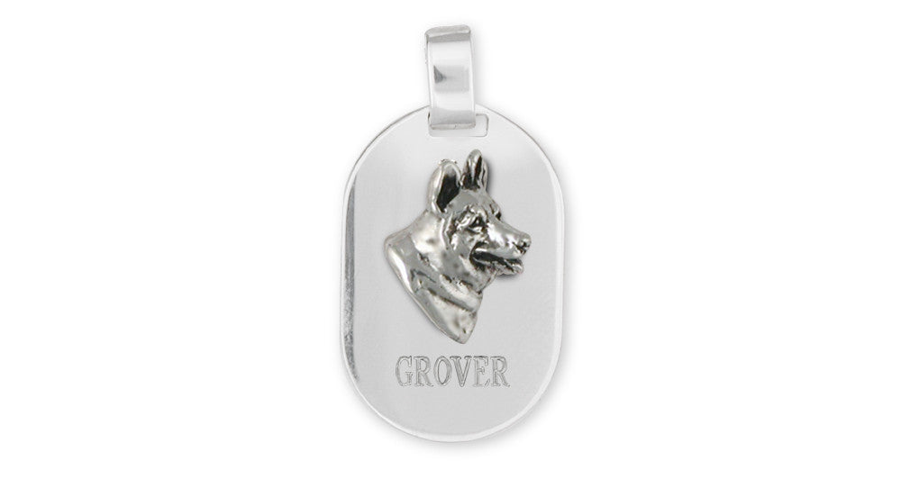 German Shepherd Charms German Shepherd Personalized Pendant Sterling Silver Dog Jewelry German Shepherd jewelry