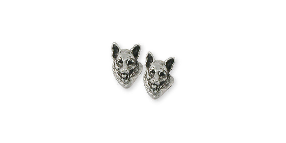 German Shepherd Charms German Shepherd Earrings Sterling Silver Dog Jewelry German Shepherd jewelry