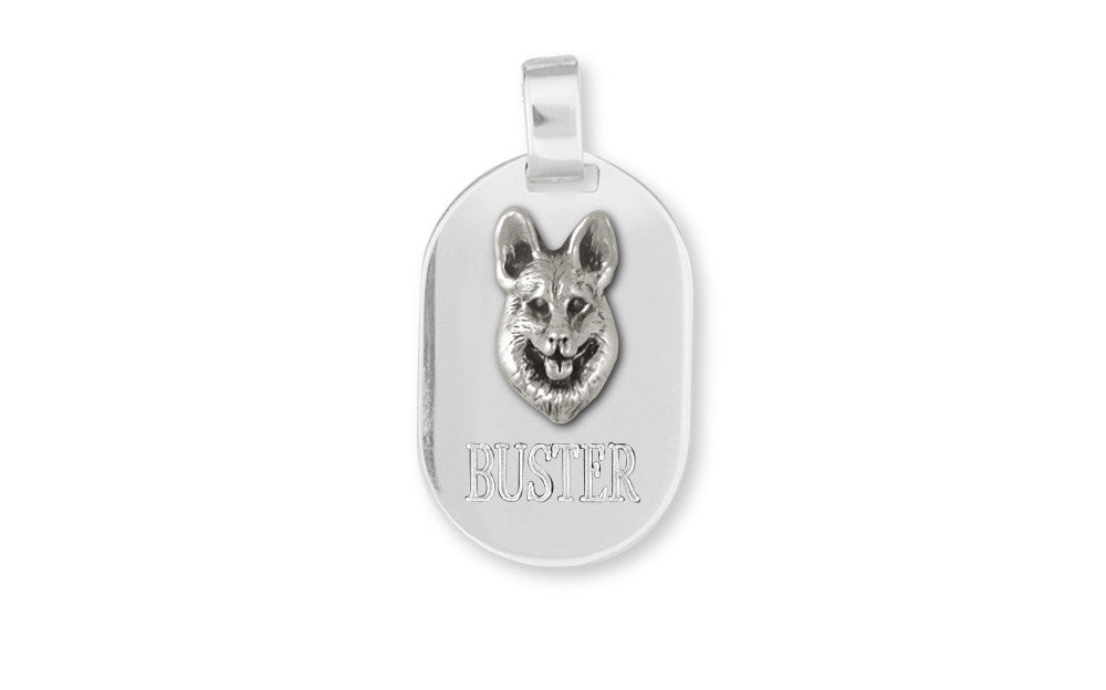 German Shepherd Charms German Shepherd Personalized Pendant Sterling Silver Dog Jewelry German Shepherd jewelry
