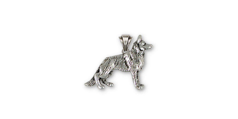 German Shepherd Charms German Shepherd Pendant Sterling Silver Dog Jewelry German Shepherd jewelry