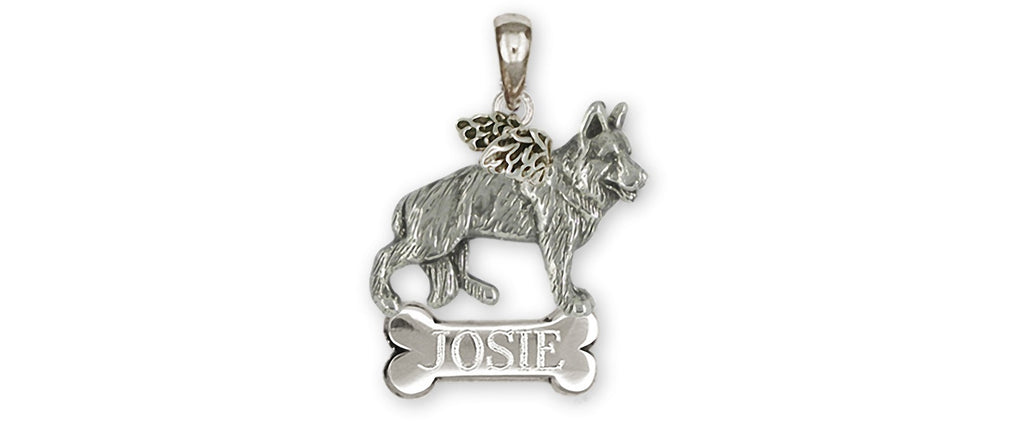 German Shepherd Charms German Shepherd Pendant Sterling Silver German Shepherd Jewelry German Shepherd jewelry