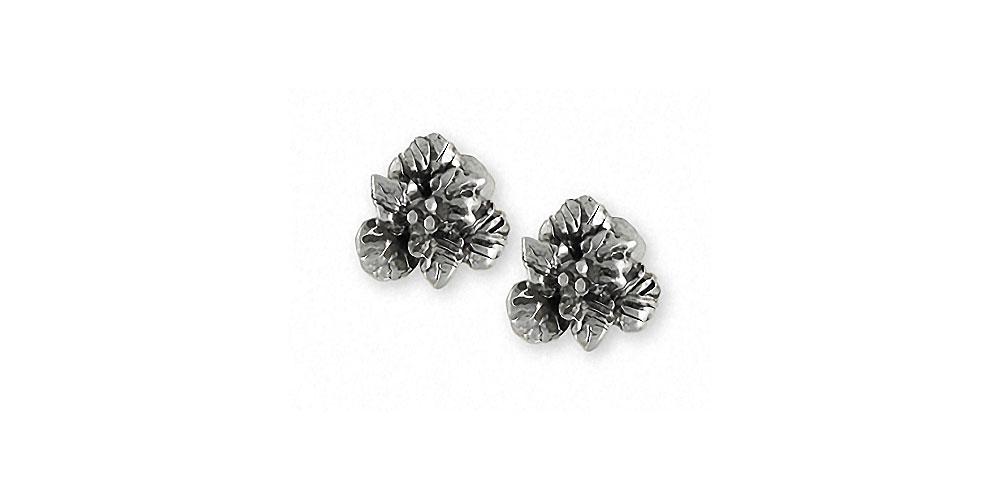 Gladiolus Charms Gladiolus Earrings Sterling Silver Flower Jewelry Gladiolus jewelry