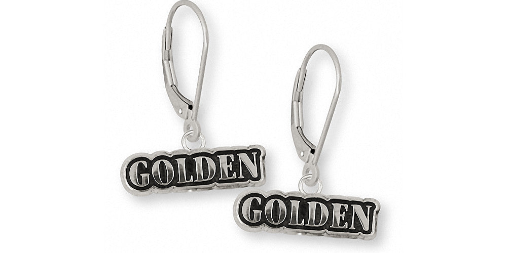 Golden Retriever Charms Golden Retriever Earrings Sterling Silver Dog Jewelry Golden Retriever jewelry