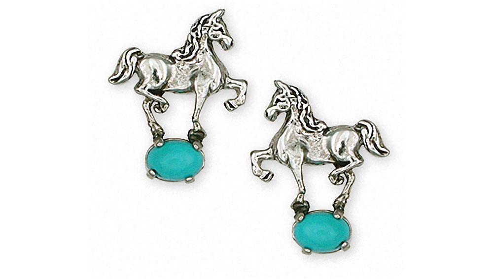 Horse Charms Horse Earrings Sterling Silver Horse Jewelry Horse jewelry