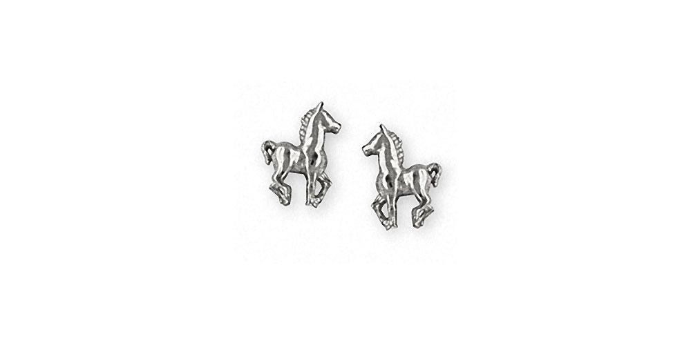 Horse Charms Horse Earrings Sterling Silver Horse Jewelry Horse jewelry