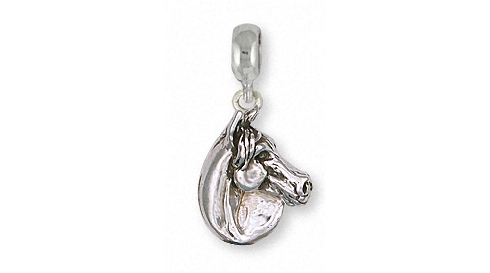 Horse Charms Horse Charm Slide Sterling Silver Horse Jewelry Horse jewelry