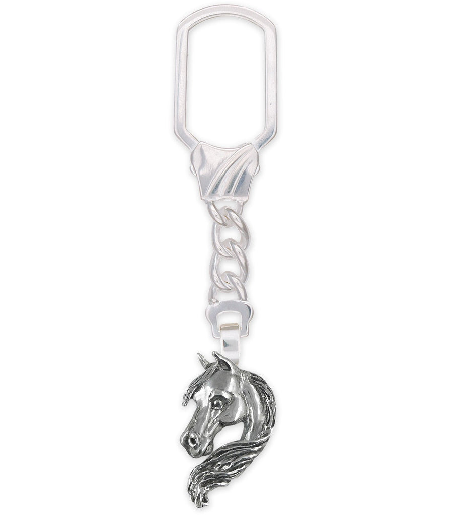 Horse Charms Horse Key Ring Sterling Silver Horse Jewelry Horse jewelry