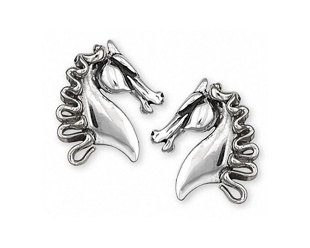 Horse Charms Horse Cufflinks Sterling Silver Horse Jewelry Horse jewelry