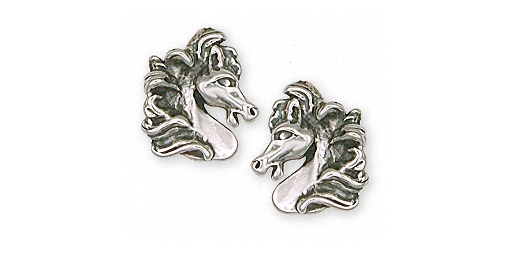 Horse Charms Horse Earrings Sterling Silver Horse Jewelry Horse jewelry