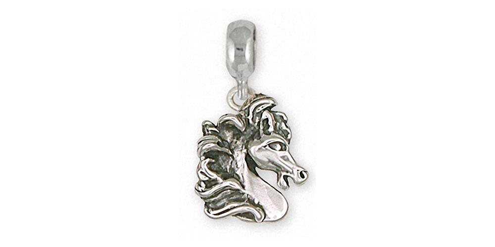 Horse Charms Horse Charm Slide Sterling Silver Horse Jewelry Horse jewelry