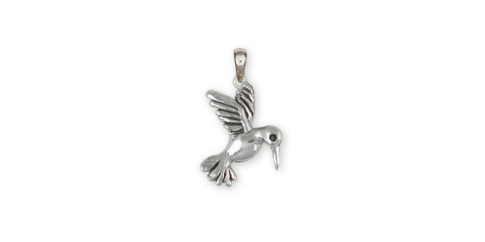Hummingbird Charms Hummingbird Pendant Sterling Silver Bird Jewelry Hummingbird jewelry