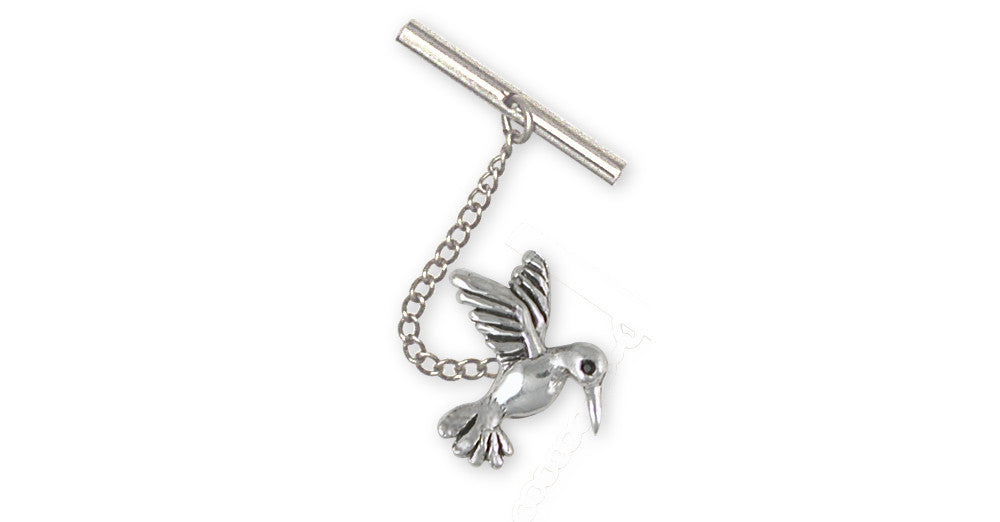 Hummingbird Charms Hummingbird Tie Tack Sterling Silver Bird Jewelry Hummingbird jewelry