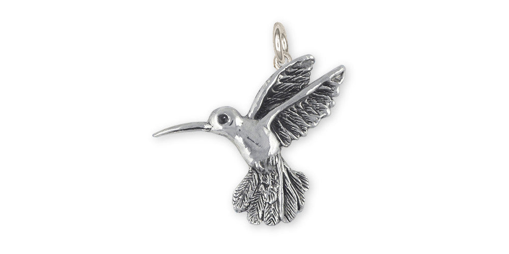 Hummingbird Charms Hummingbird Charm Sterling Silver Bird Jewelry Hummingbird jewelry