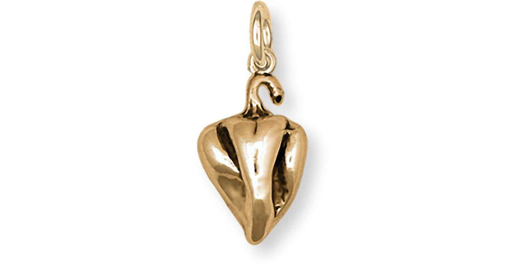 Pepper Charms Pepper Charm 14k Yellow Gold Chile Pepper Jewelry Pepper jewelry