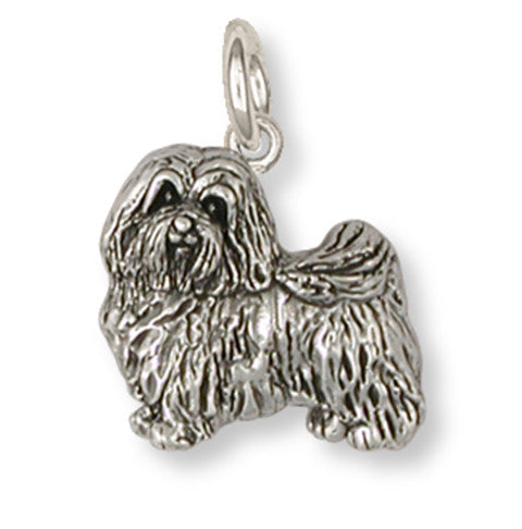 Havanese Charm Handmade Sterling Silver Dog Jewelry HV1-C