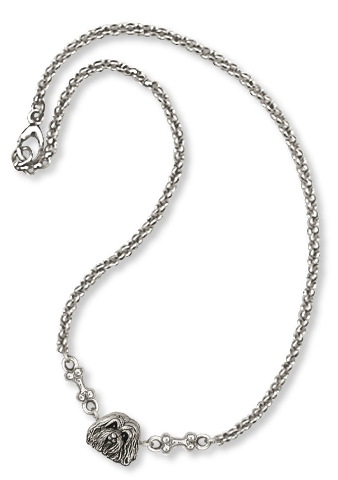 Havanese Ankle Bracelet Handmade Sterling Silver Dog Jewelry HV2-A