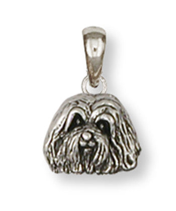 Havanese Pendant Handmade Sterling Silver Dog Jewelry HV2-P