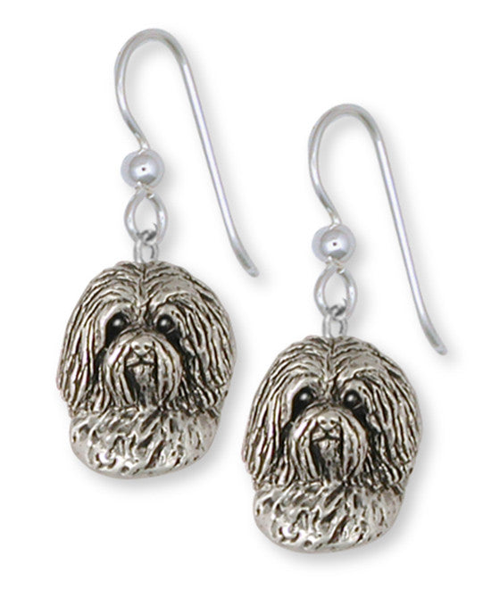 Havanese Earrings Handmade Sterling Silver Dog Jewelry HV3-R