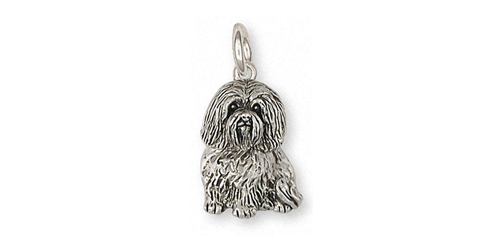 Havanese Charms Havanese Charm Sterling Silver Dog Jewelry Havanese jewelry