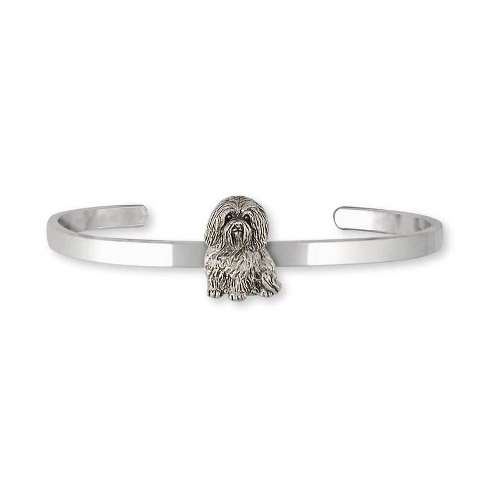 Havanese Charms Havanese Bracelet Sterling Silver Dog Jewelry Havanese jewelry