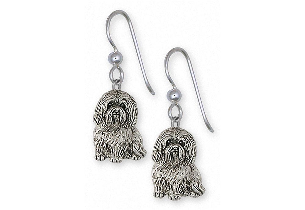 Havanese Charms Havanese Earrings Sterling Silver Dog Jewelry Havanese jewelry