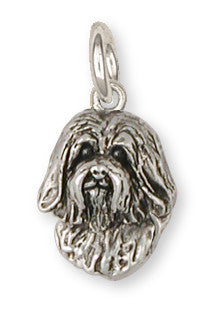 Havanese Charm Handmade Sterling Silver Dog Jewelry HV5-C