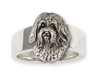 Havanese Ring Handmade Sterling Silver Dog Jewelry HV5-R