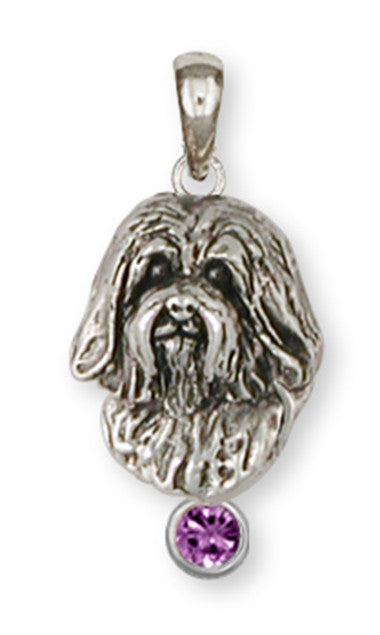 Havanese Pendant Handmade Sterling Silver Dog Jewelry HV5-SP