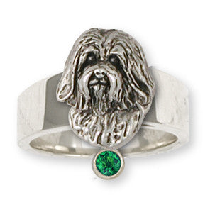 Havanese Ring Handmade Sterling Silver Dog Jewelry HV5-SR