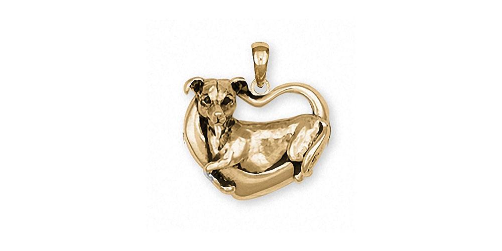 Italian Greyhound Charms Italian Greyhound Pendant 14k Gold Dog Jewelry Italian Greyhound jewelry